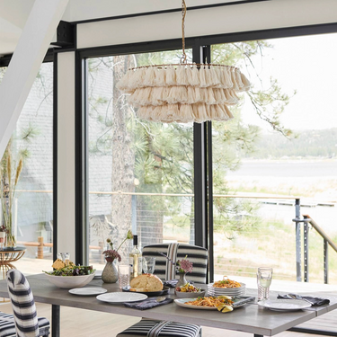 Boho Tassel Lamp