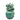 Green ceramic decorative sculpture featuring an intricate mythical creature head, ideal for home décor