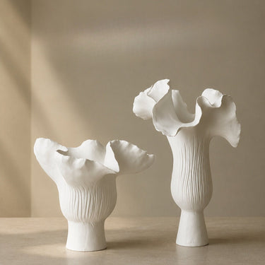 Ceramic Ruffle Vase