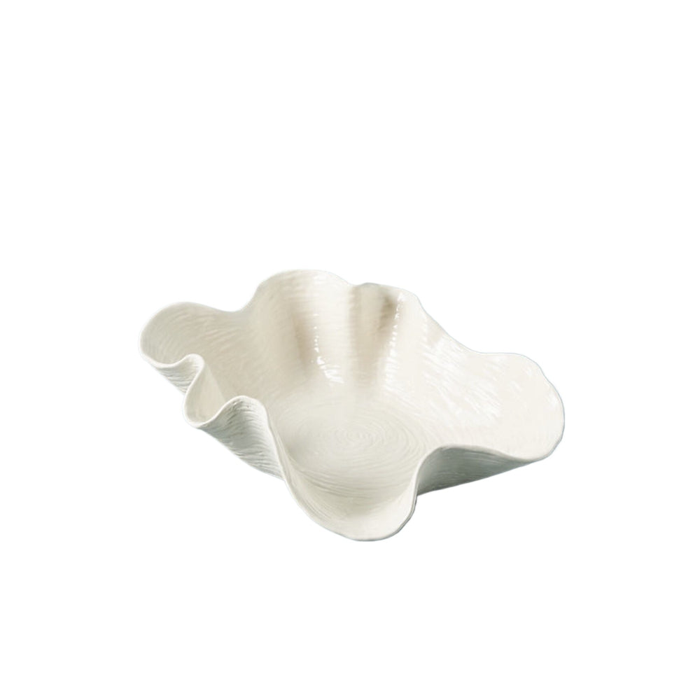 Shell Plate | Handcrafted Ceramic Shell-Shaped Plate L32cm | LaFloria ...