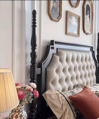 Dupon Leather Bed