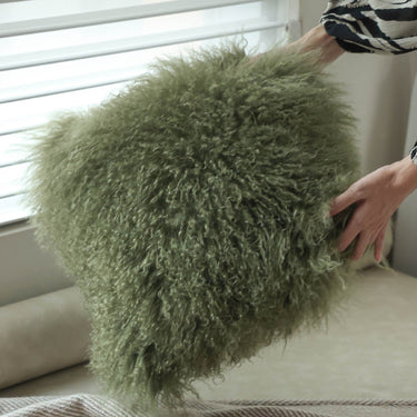 Fur Accent Cushion
