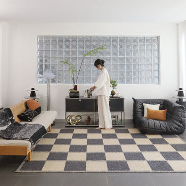 Echecs Wool Rug