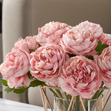 Silk Peonies