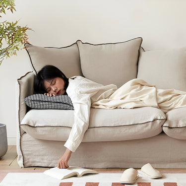Auston Linen Couch