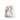 White textured ceramic planter with rope handle in modern home décor style