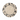 A round wool rug with a floral pattern, featuring a beige background and black floral designs.