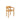 Wooden chair on a white background