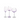 A set of three purple wine glasses of different shapes arranged side by side against a white background.