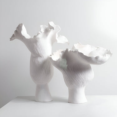 Ceramic Ruffle Vase