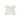 Beige cushion with tied straps on a white background