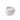 White textured candle in a round container on a white background