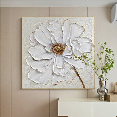 Windflower - Impasto Painting