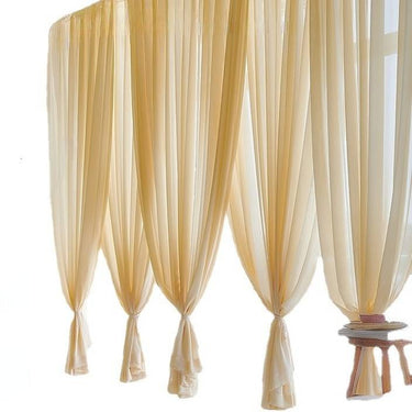 Cream Sheer Curtain