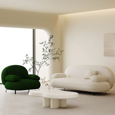 Bouclé Minimal Sofa