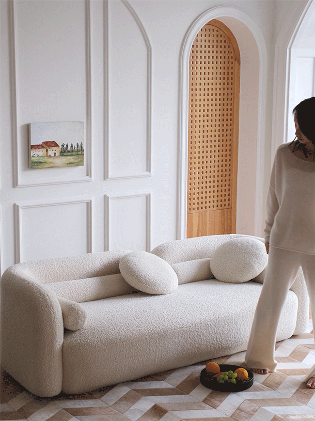 Bouclé 3 Seater Sofa LaFloria Home Décor