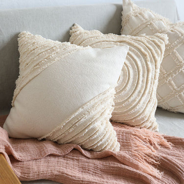 Tufted Tassel Cushion Cover