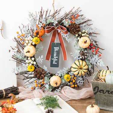 Thanksgiving Wreath-Pumpkin