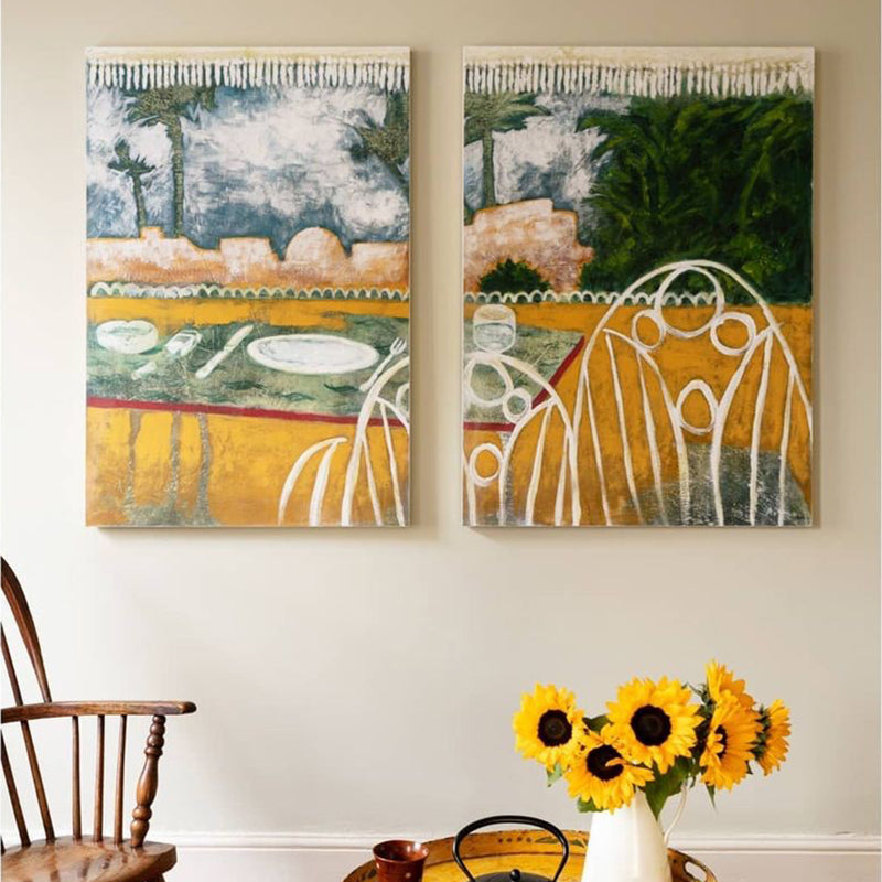 Sketch Of My Home Oil Painting LaFloria Home Décor