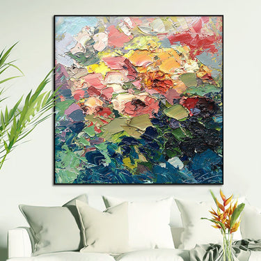 Monet Garden - Impasto Painting