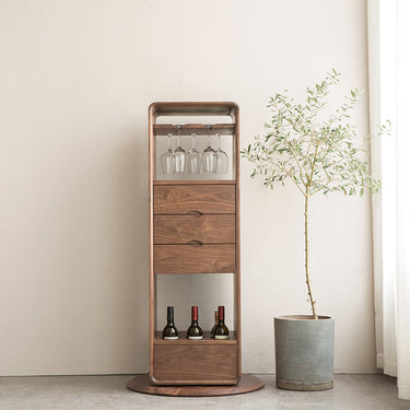 Swivel Bar Cabinet