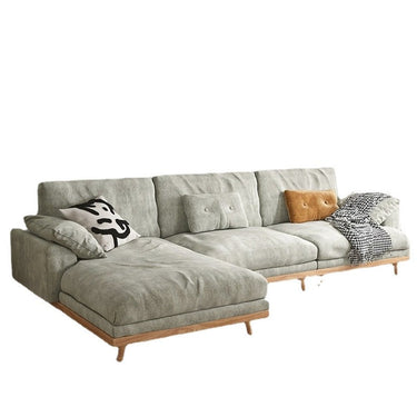 Oak Linen Sofa