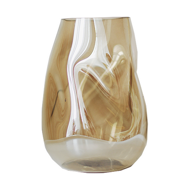 Tawny Glass Vase