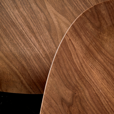 Walnut Tea Table Duo