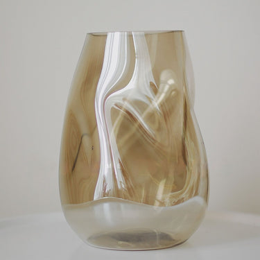Tawny Glass Vase