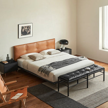 Todd Leather Bed Frame