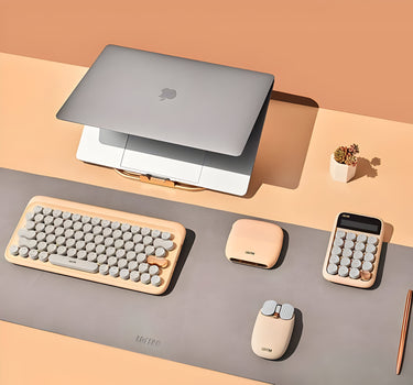Bluetooth Mechanical Keyboard - Milk Tea